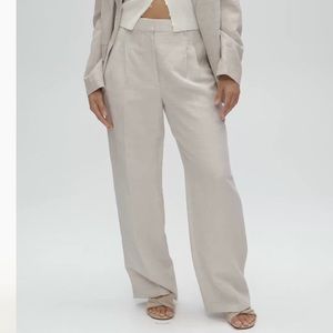 Aritzia Wilfred linin effortless trousers